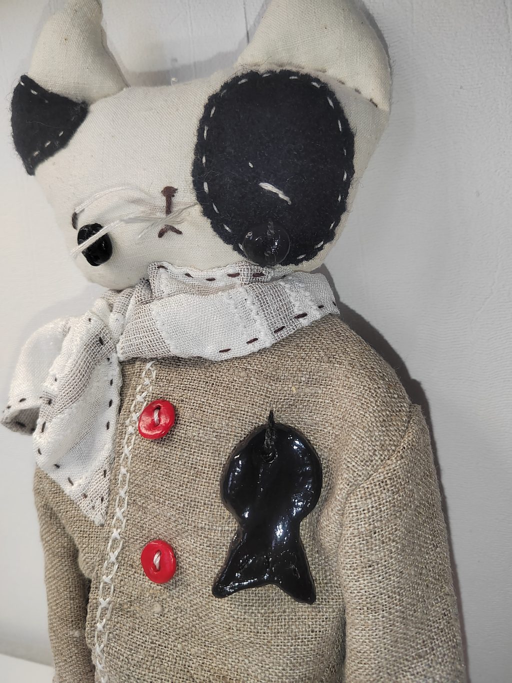 Интерьерный кот , авторская работа