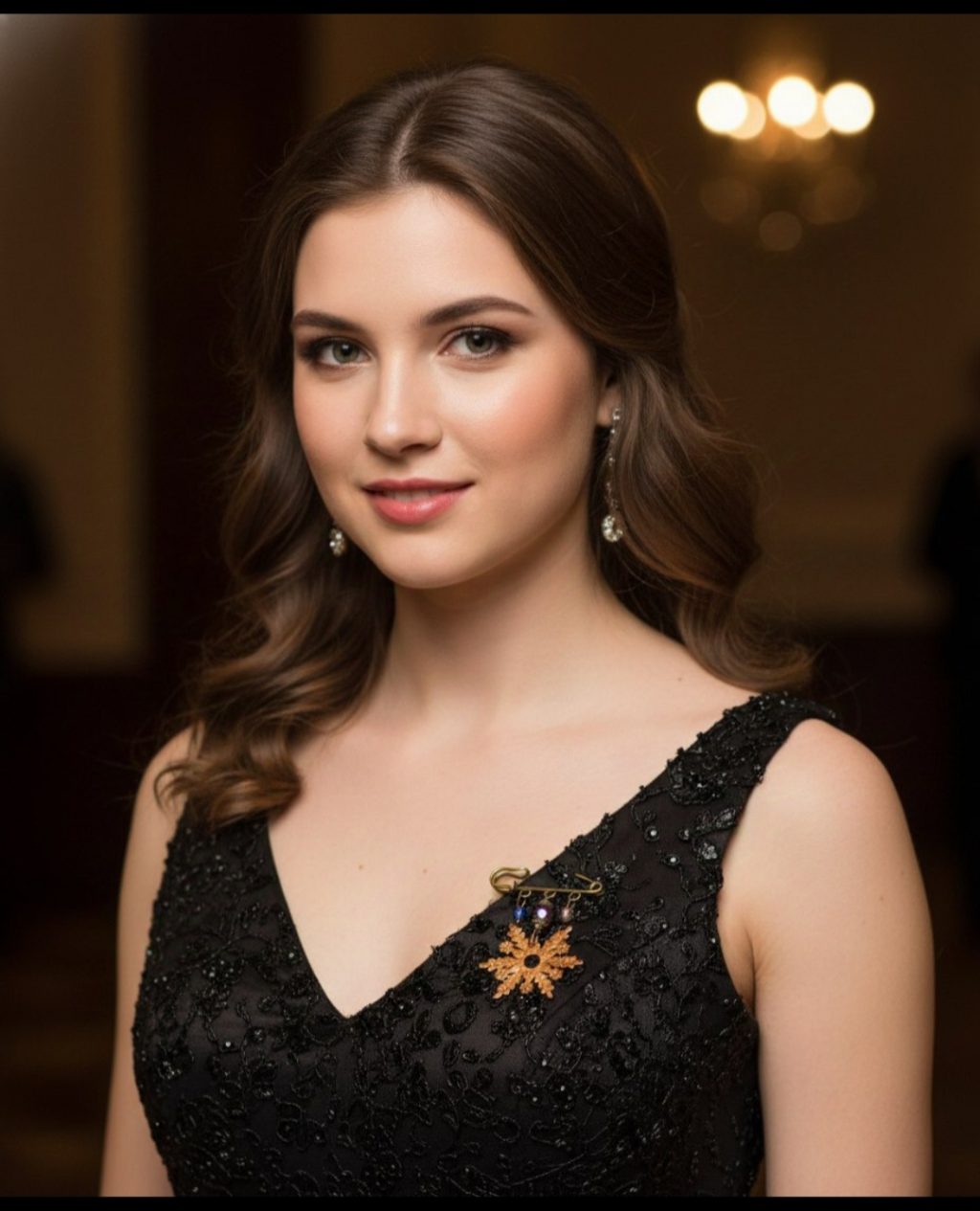 брошь-булавка Звезда