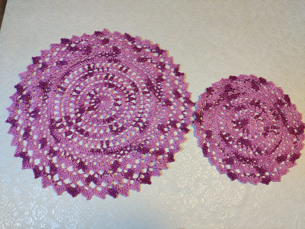 Салфетка вязанная крючком