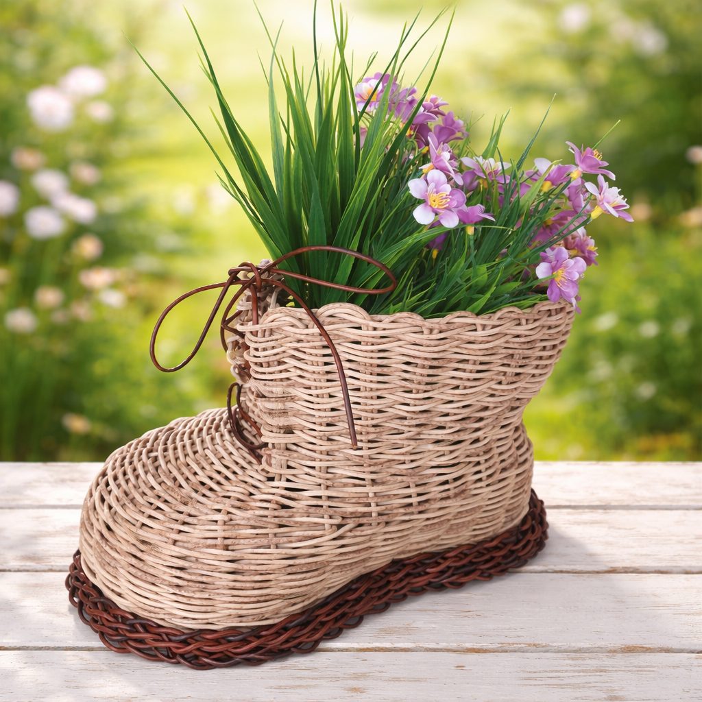 Ботинок из ротанга