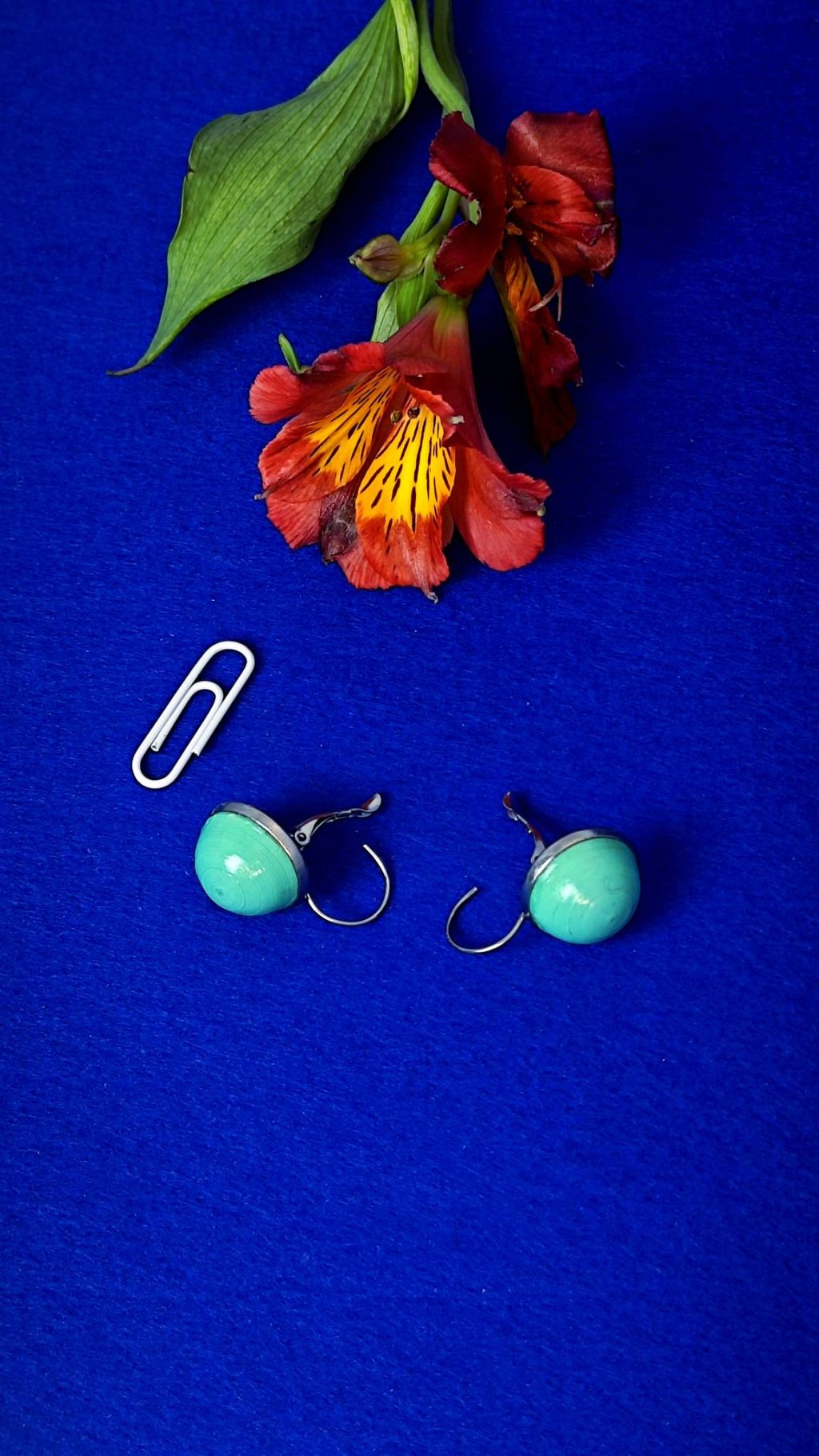 Серьги квиллинг «Мятные шарики».