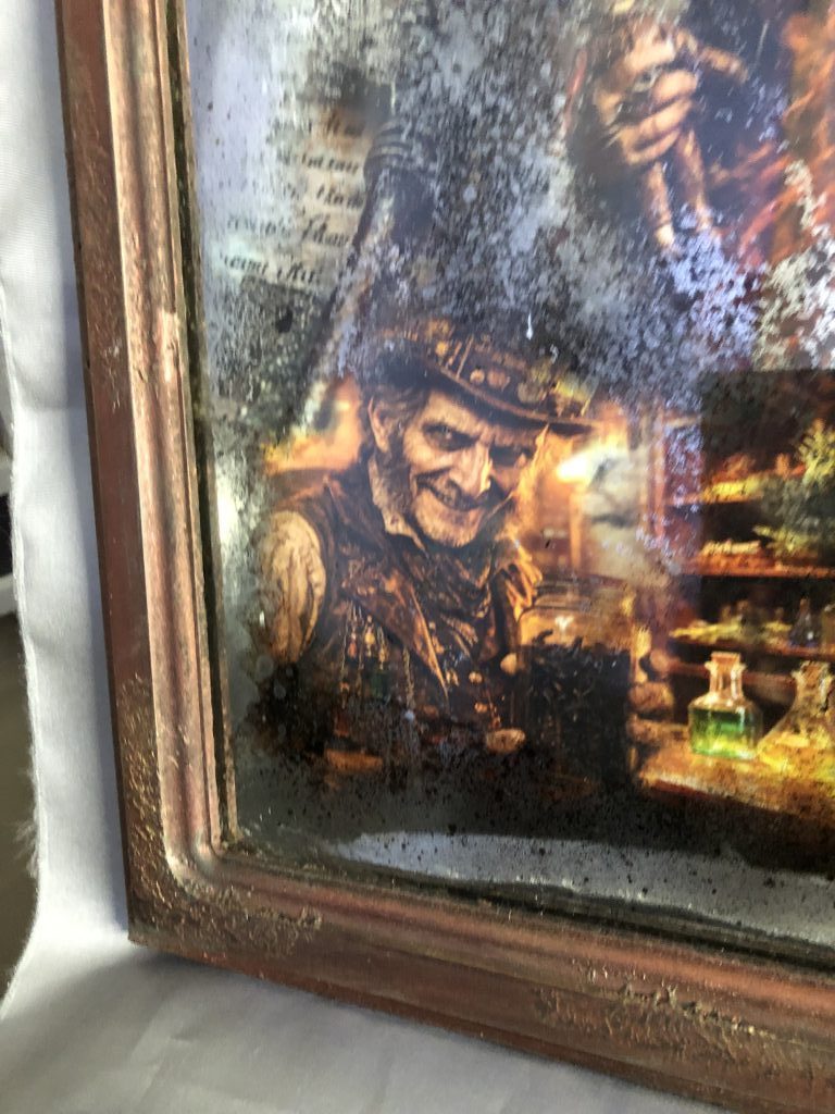 Зеркальная картина «Карабас Барабас и Дуримар» 30см