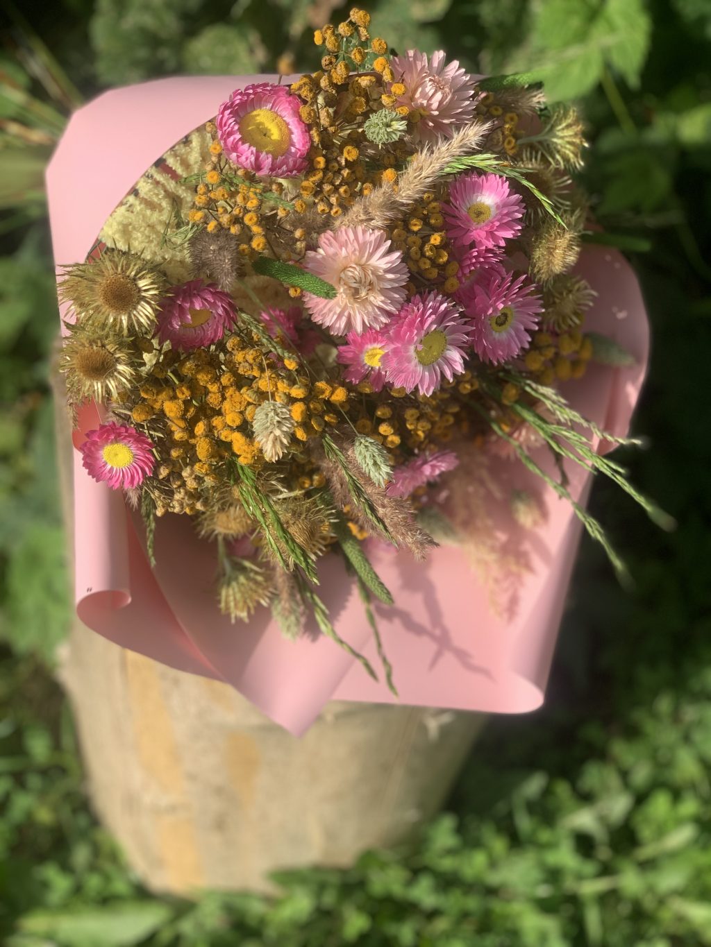 Букет из сухоцветов/ подарок на 8 марта