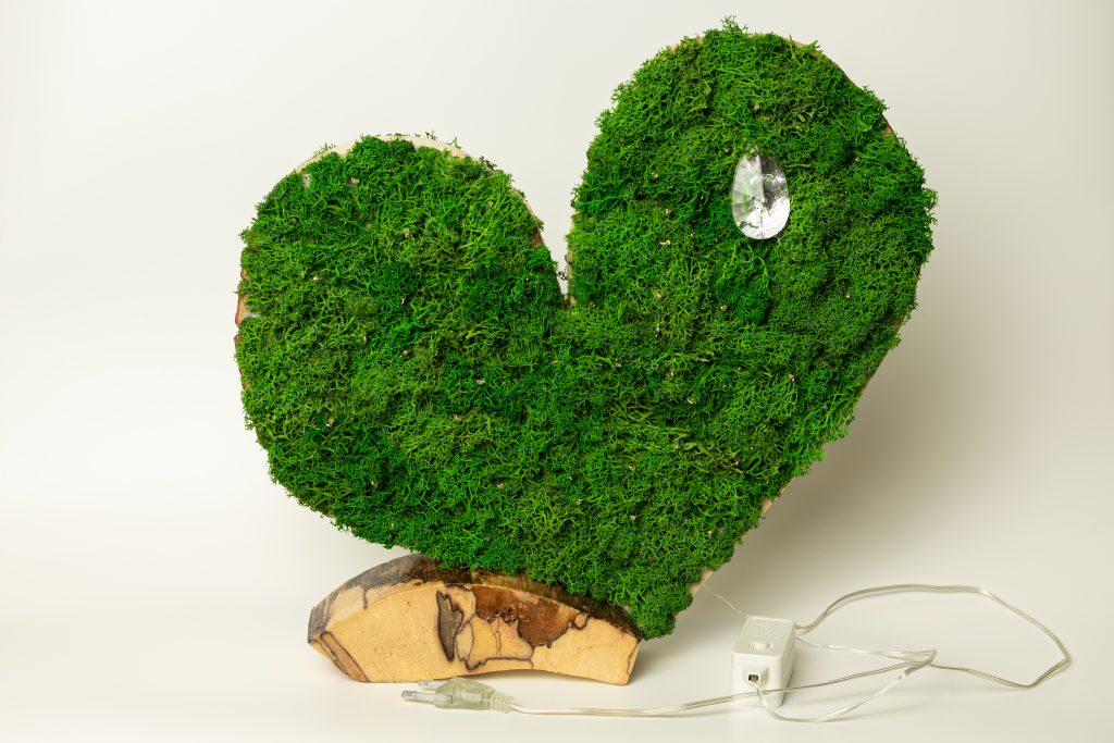 Сувенир статуэтка «Зелёное сердце»
