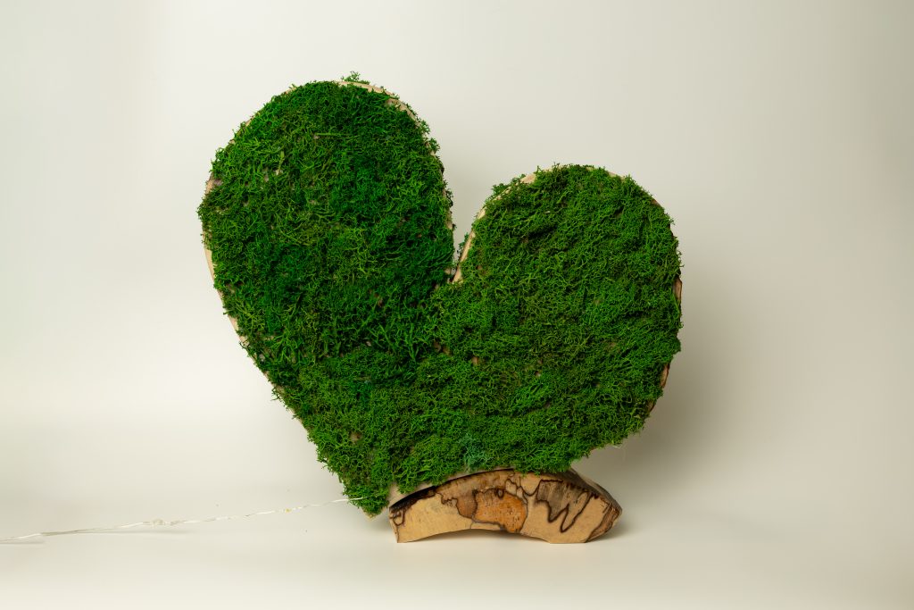 Сувенир статуэтка «Зелёное сердце»