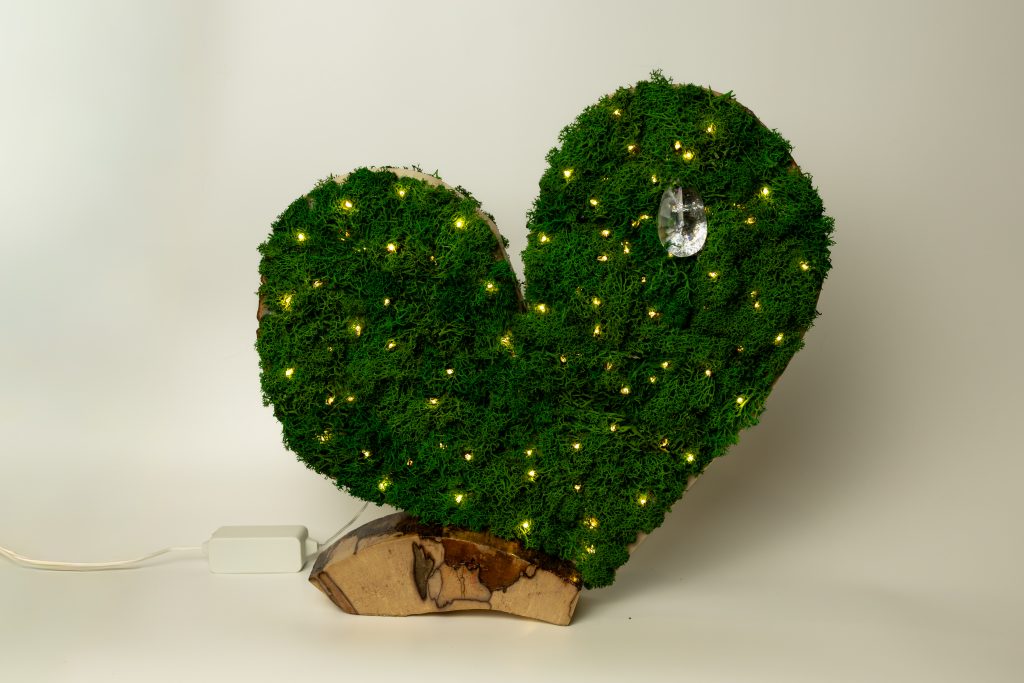 Сувенир статуэтка «Зелёное сердце»