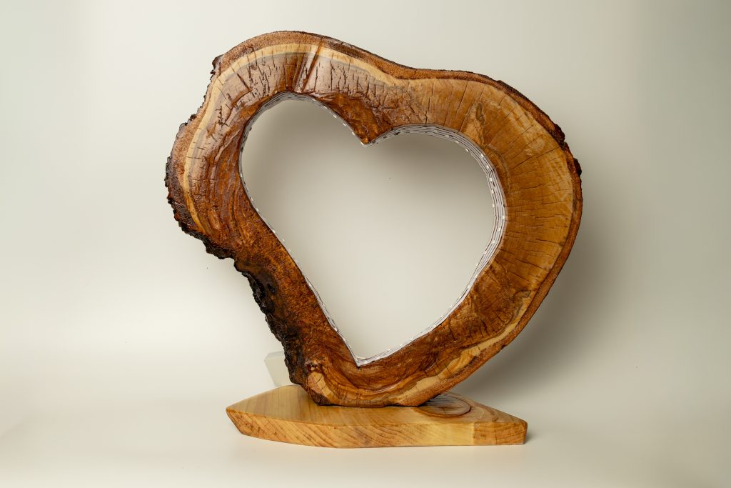 Сувенир статуэтка светильник «Музыкальное сердце»