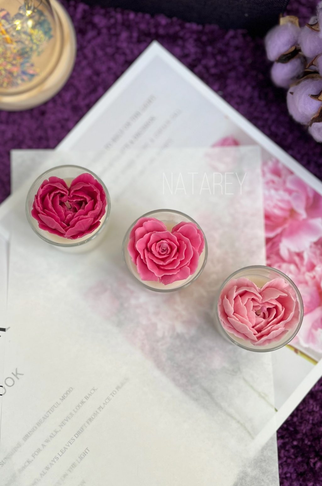 Аромасвеча «Мон Амур» в стекле