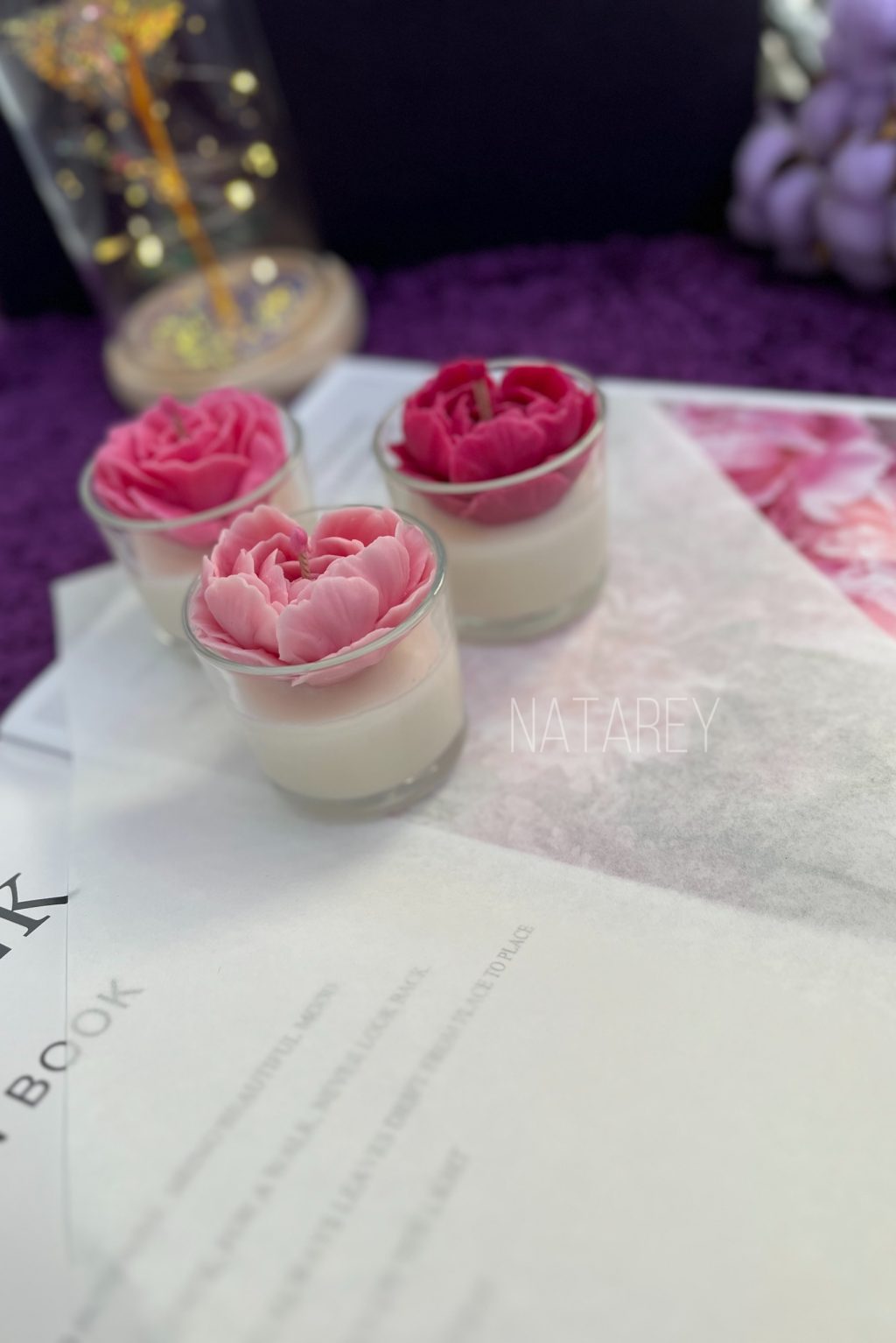 Аромасвеча «Мон Амур» в стекле