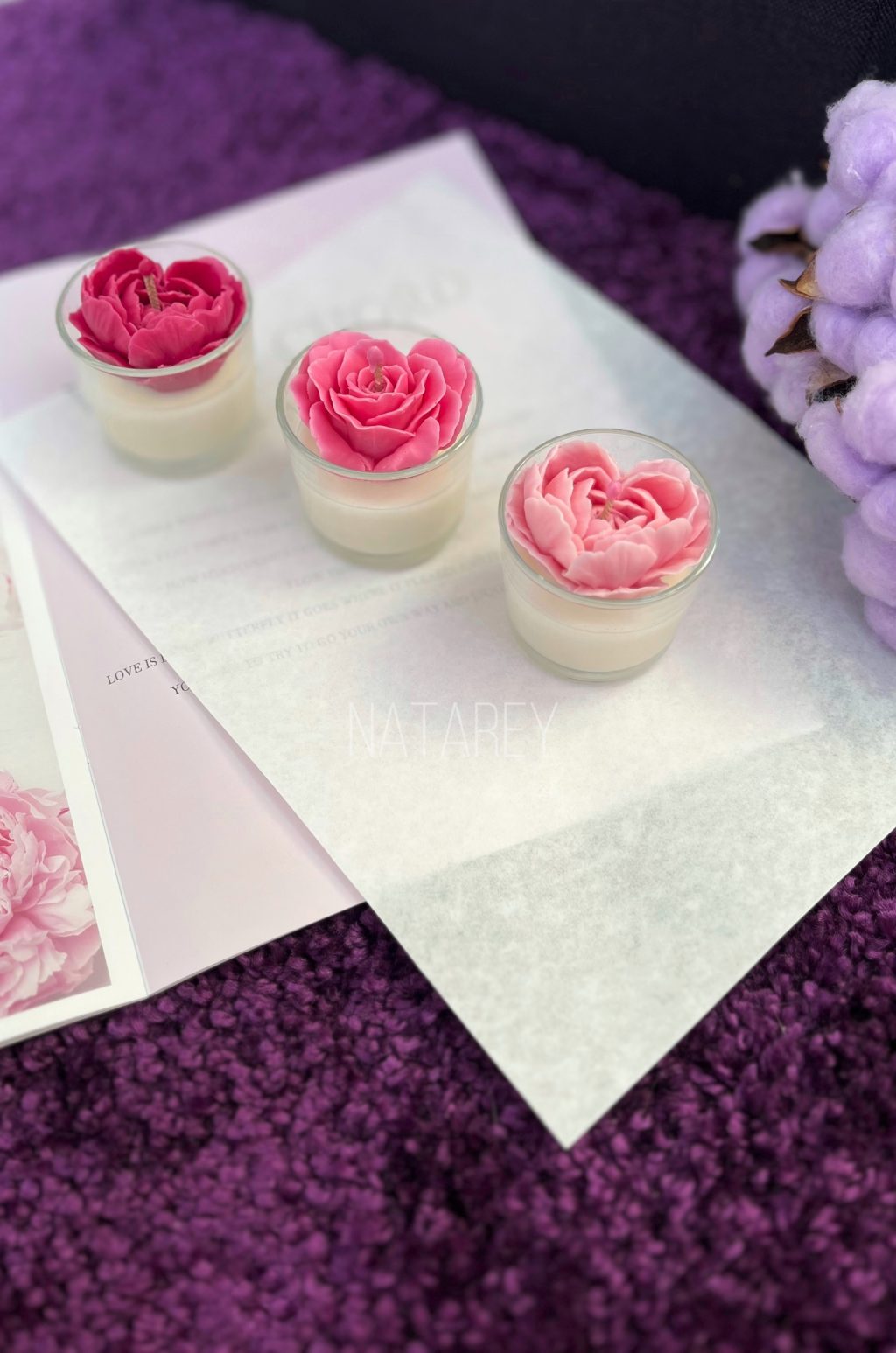 Аромасвеча «Мон Амур» в стекле