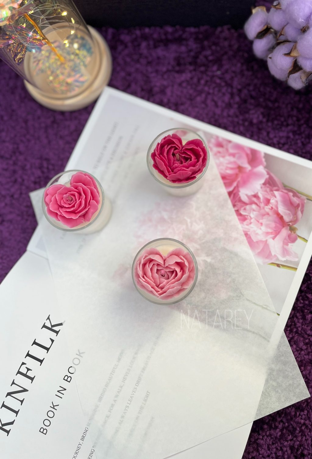 Аромасвеча «Мон Амур» в стекле