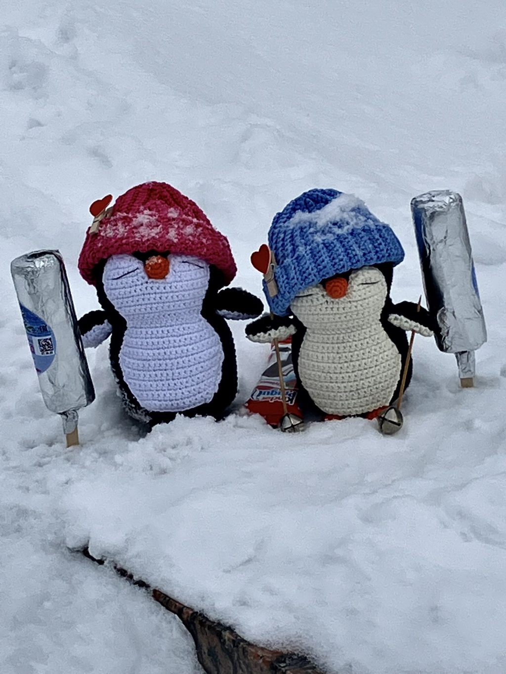 Пингвинчик в шапочке