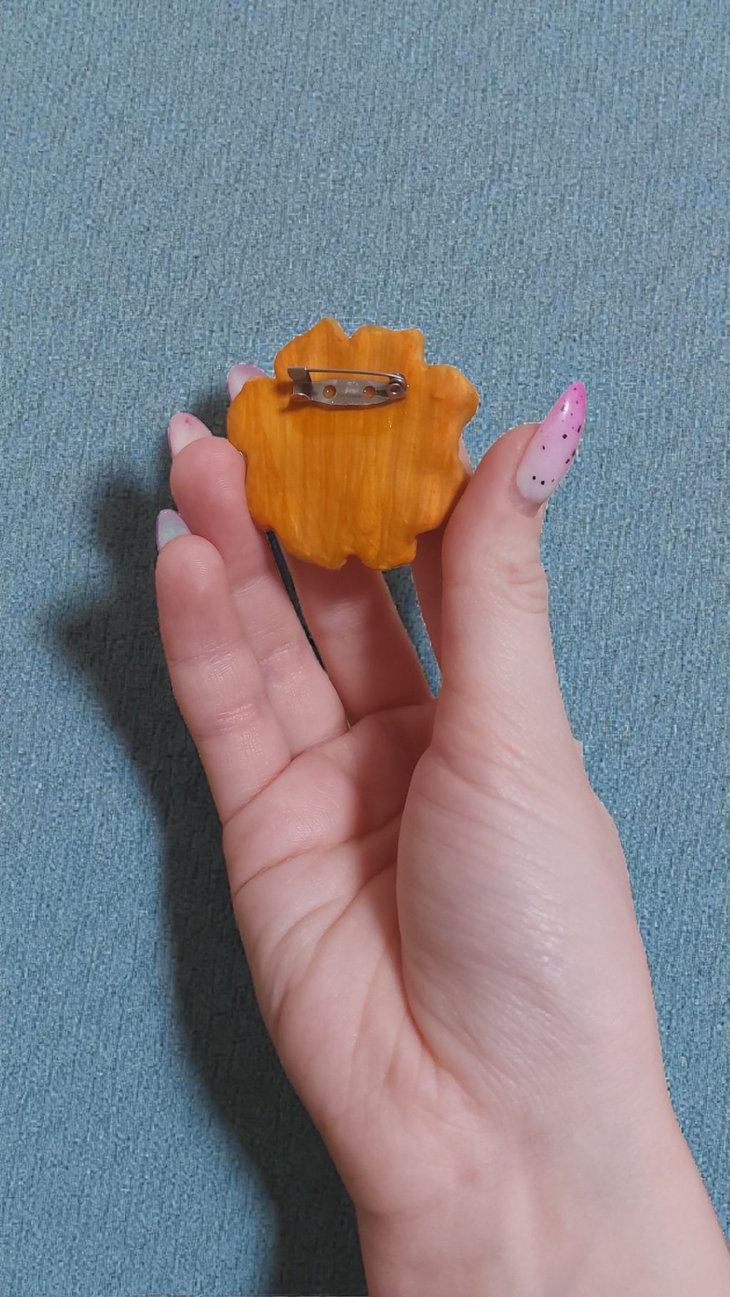 Брошь печенье курабье