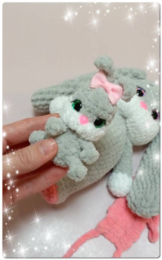 Набор «Зайчиха с малышом»