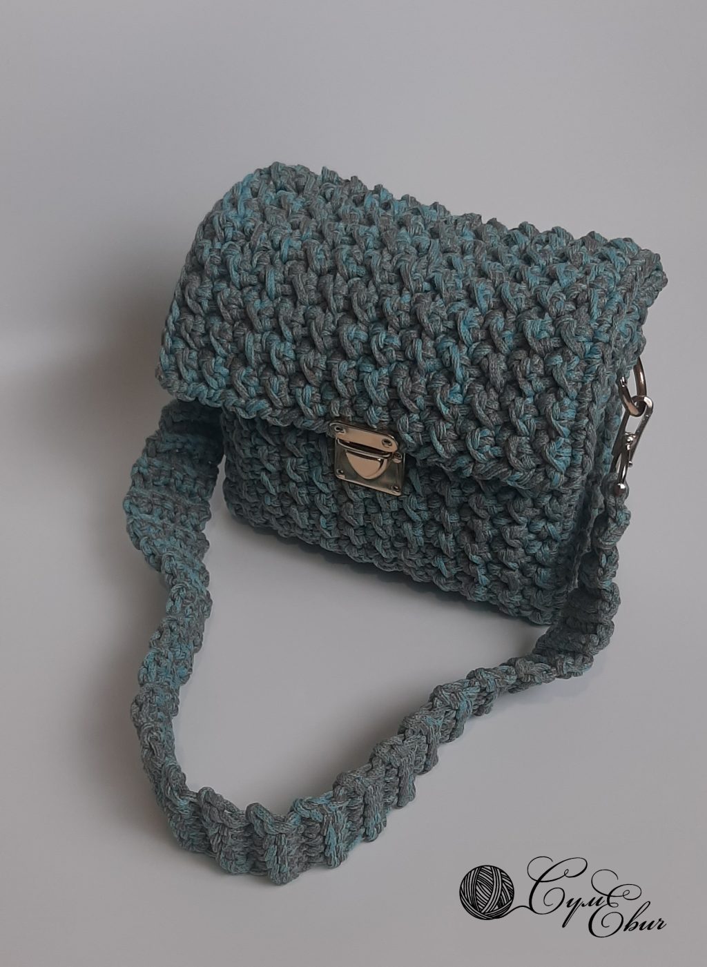 Сумка-сундук меланж