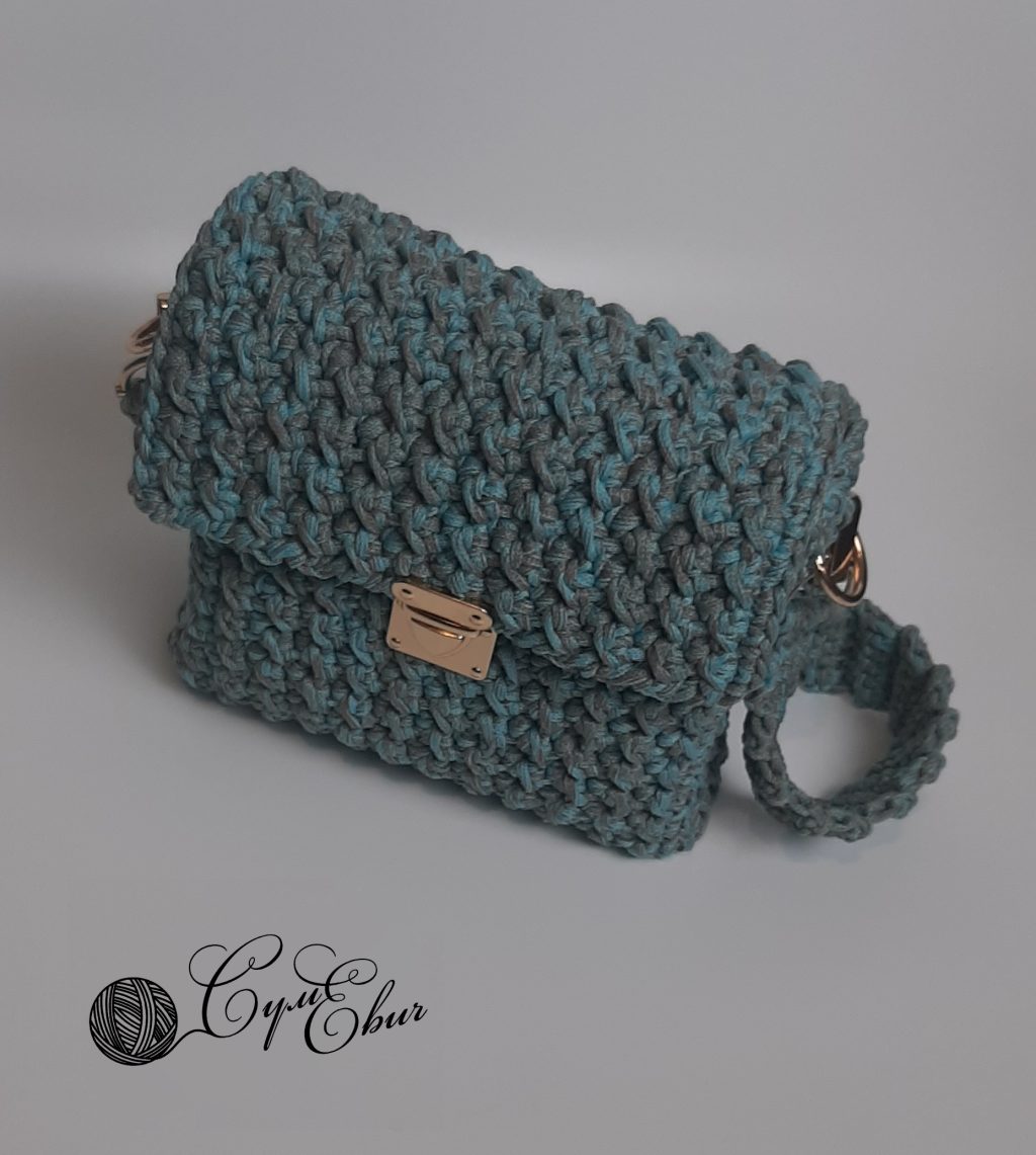 Сумка-сундук меланж