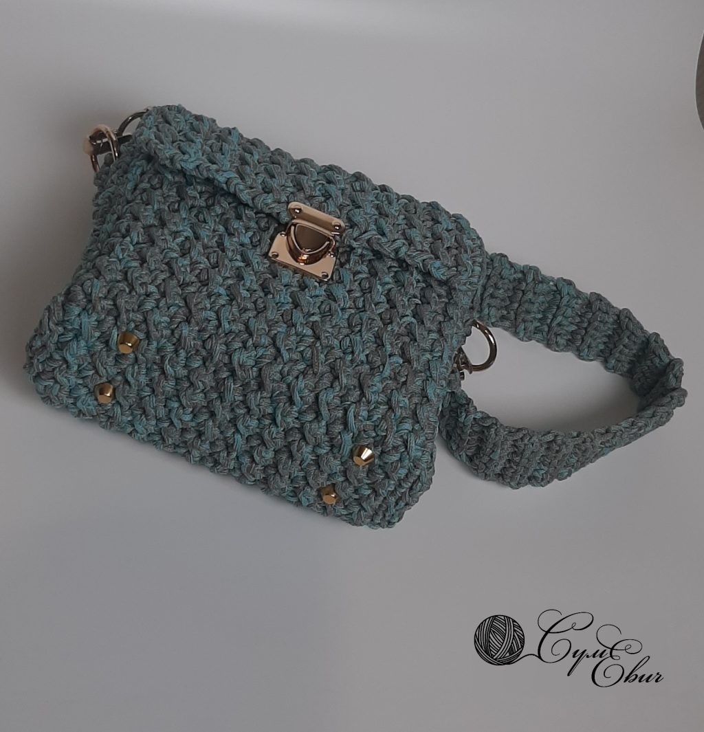 Сумка-сундук меланж