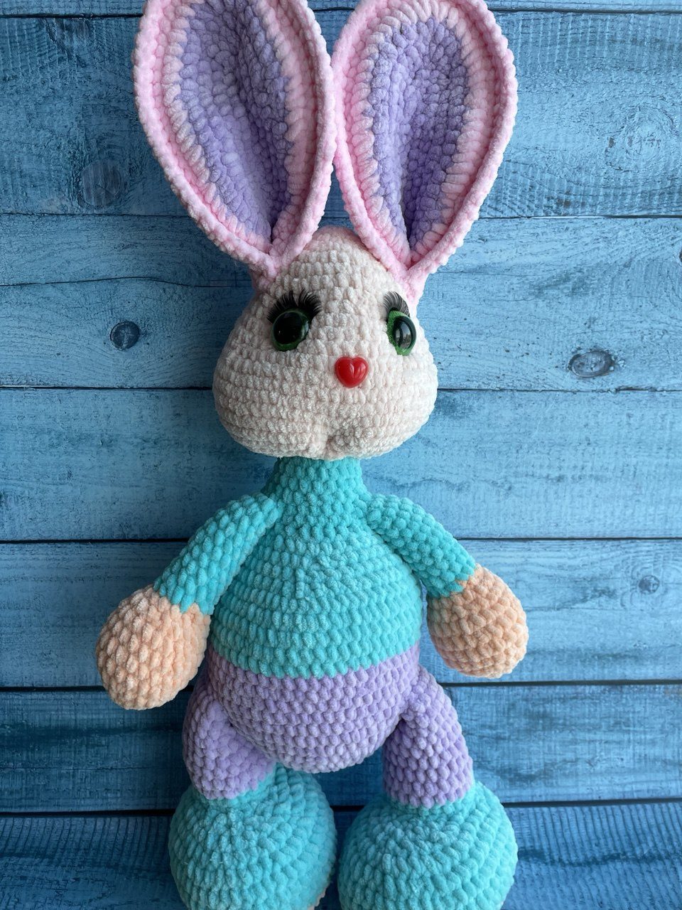 Зайка плюшевый