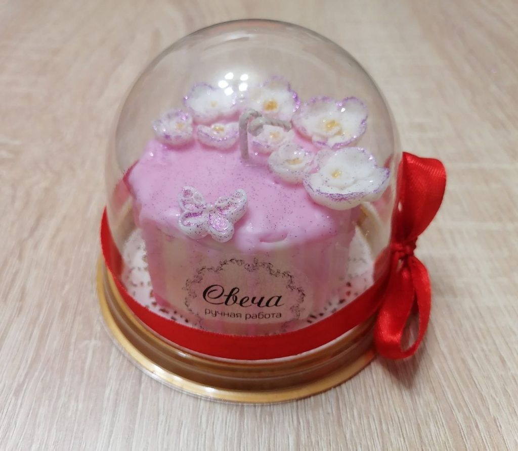 Свеча ароматическая «Пирожное с глазурью»