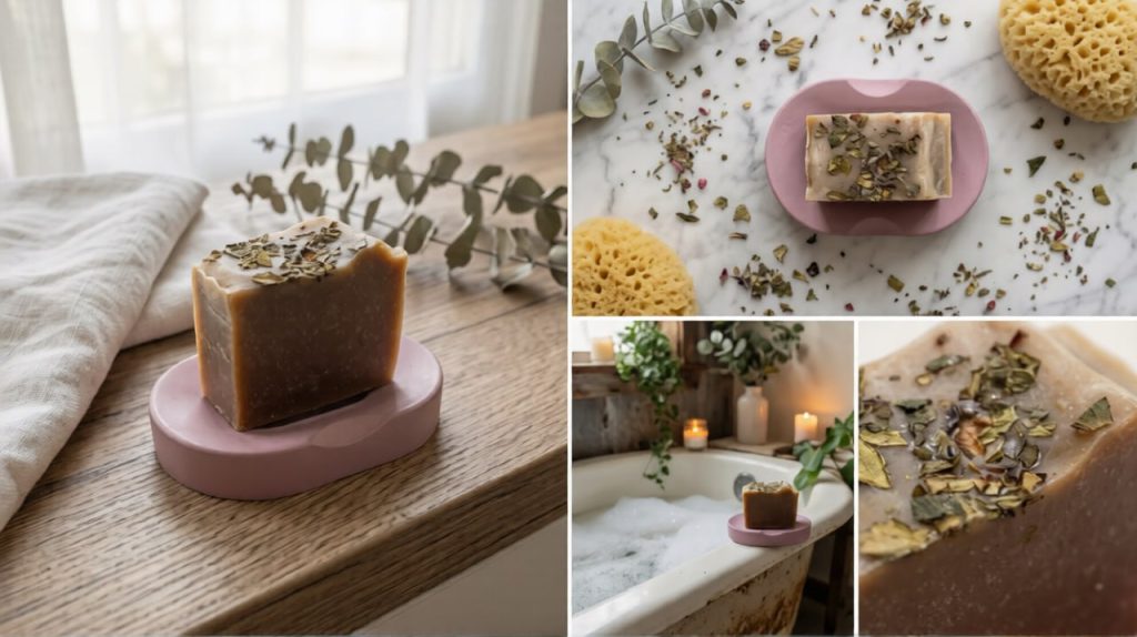 Подарочный набор Дегтярное мыло + мыльница