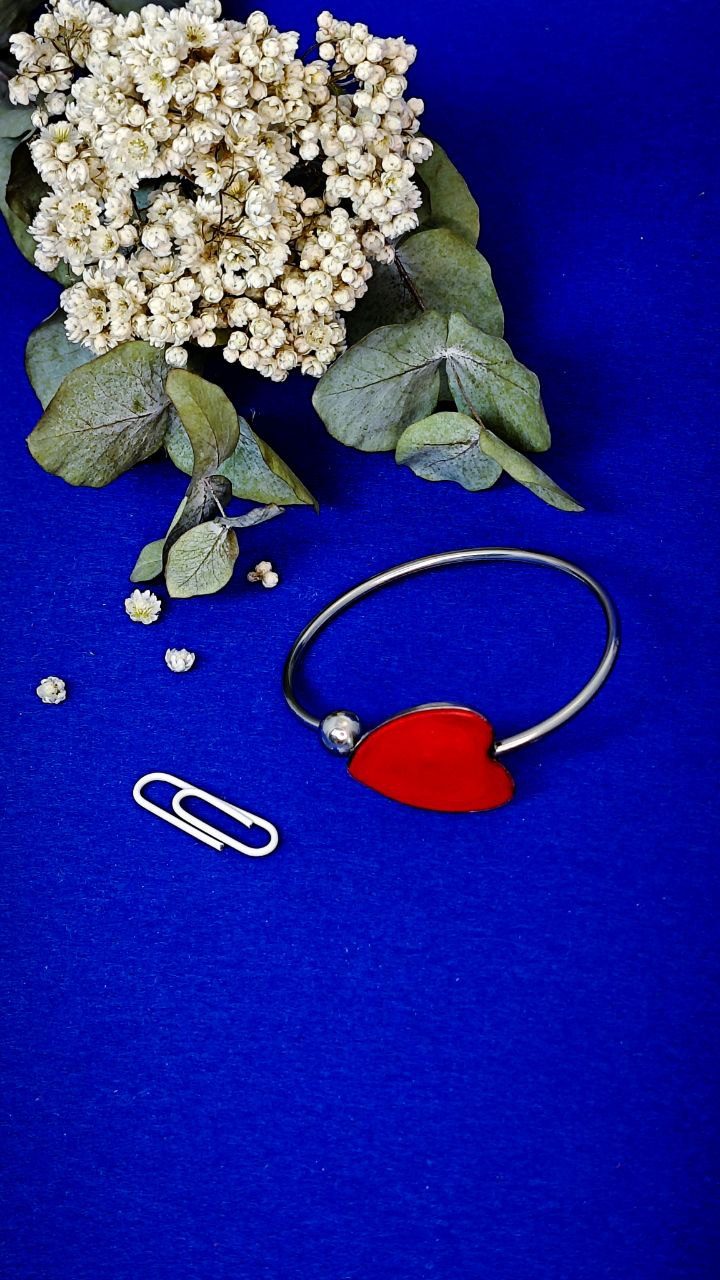 Браслет квиллинг СЕРДЦЕ.