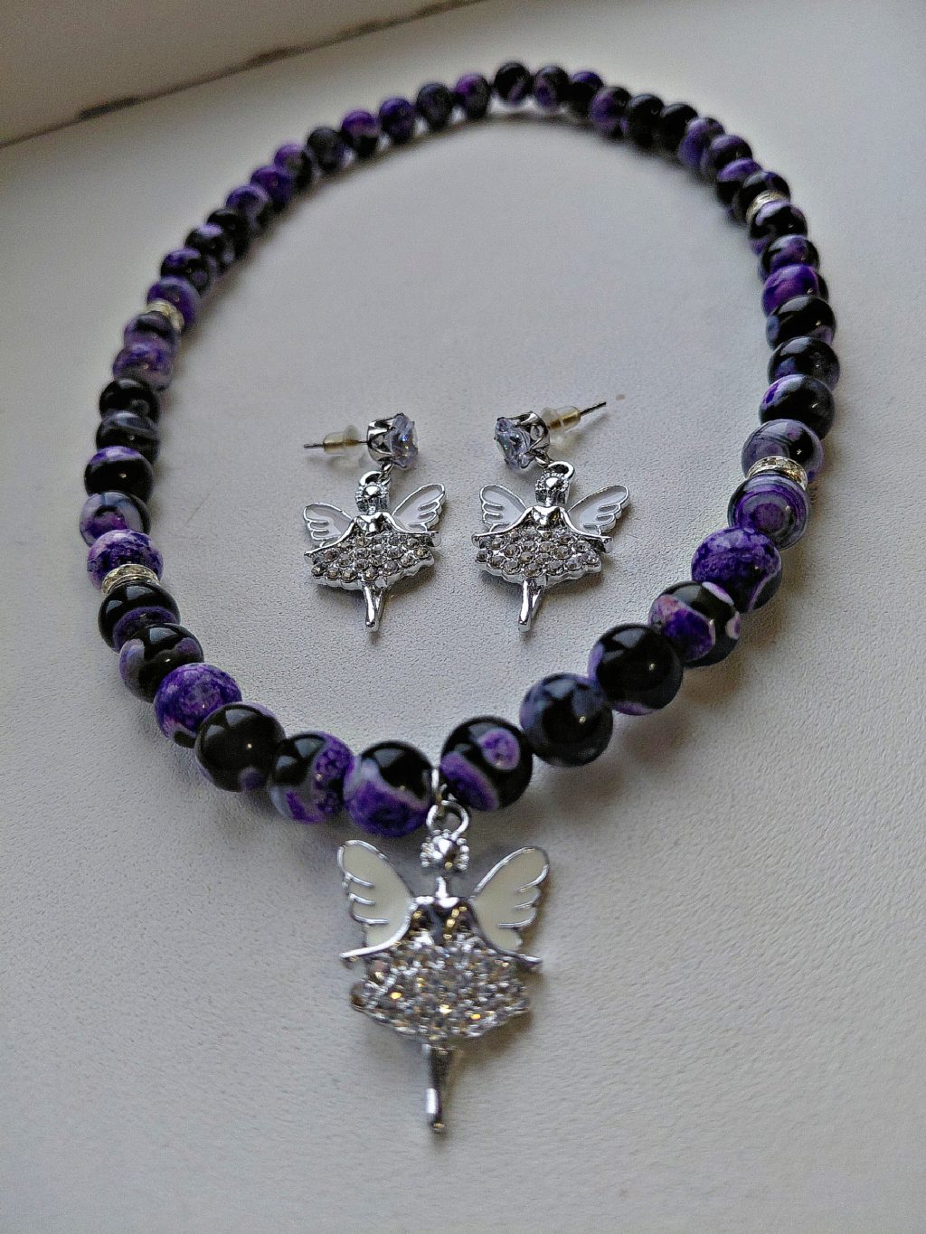 Набор (чокер и серьги) «Фея»