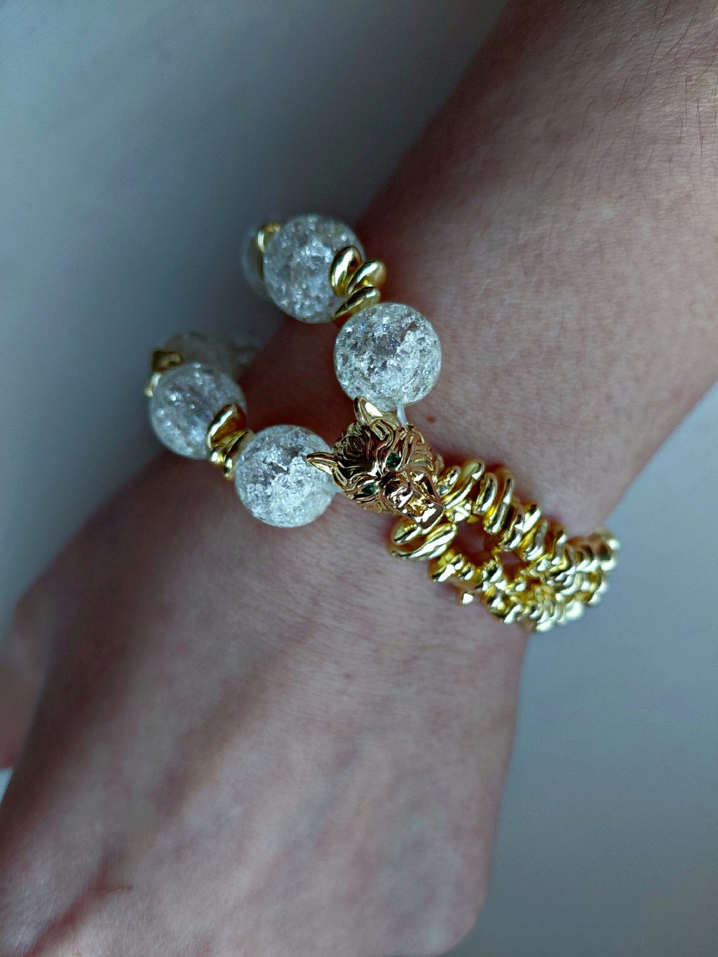 Набор (чокер с браслетом) «Волчица»