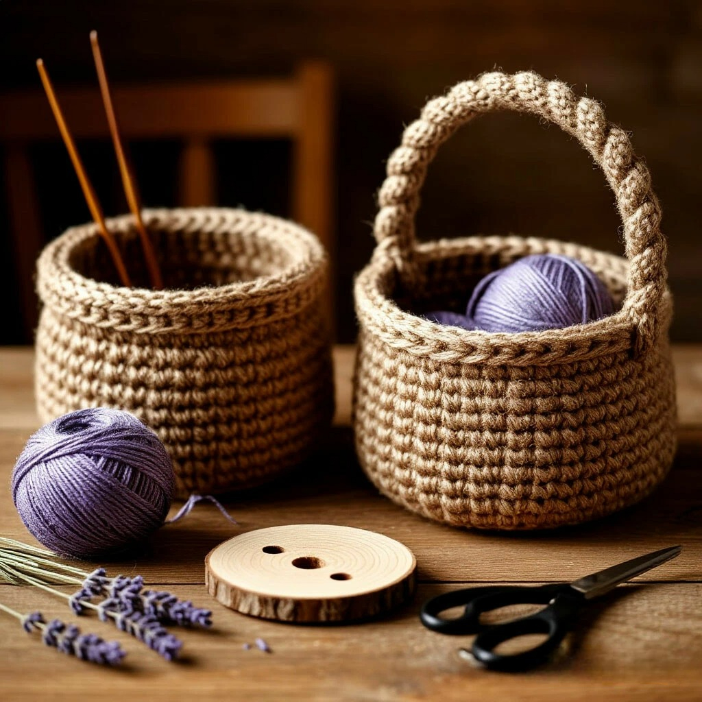Как связать корзинку крючком: 2 мастер-класса для начинающих