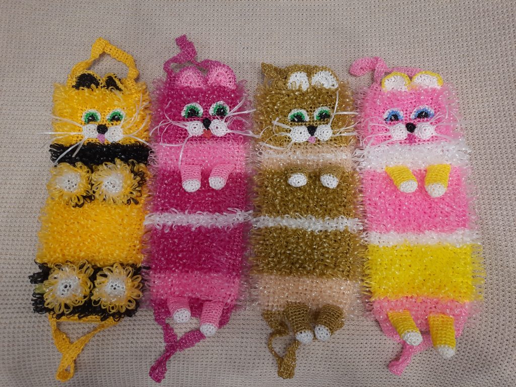 Мочалки ручной работы