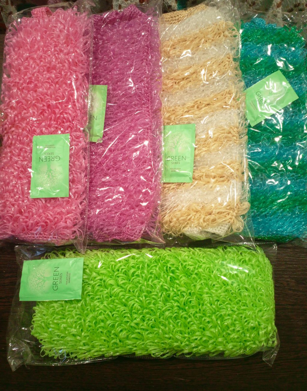 Мочалка ручной работы