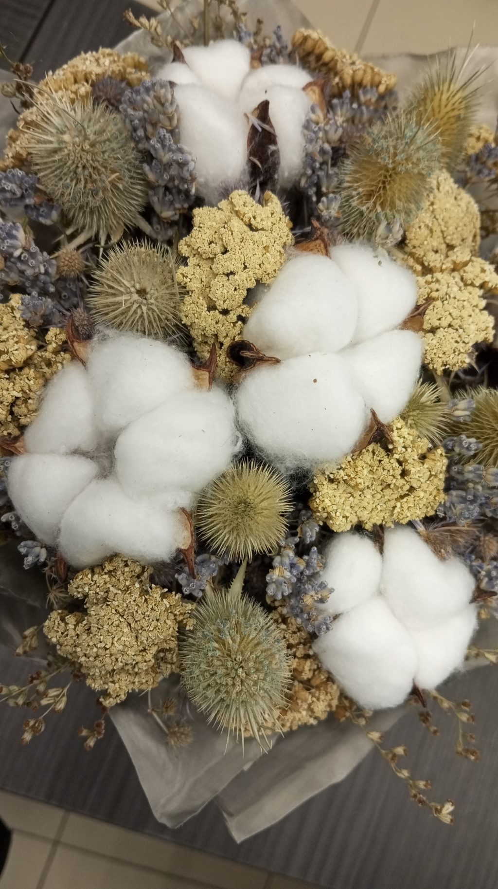 Букеты из сухоцветов