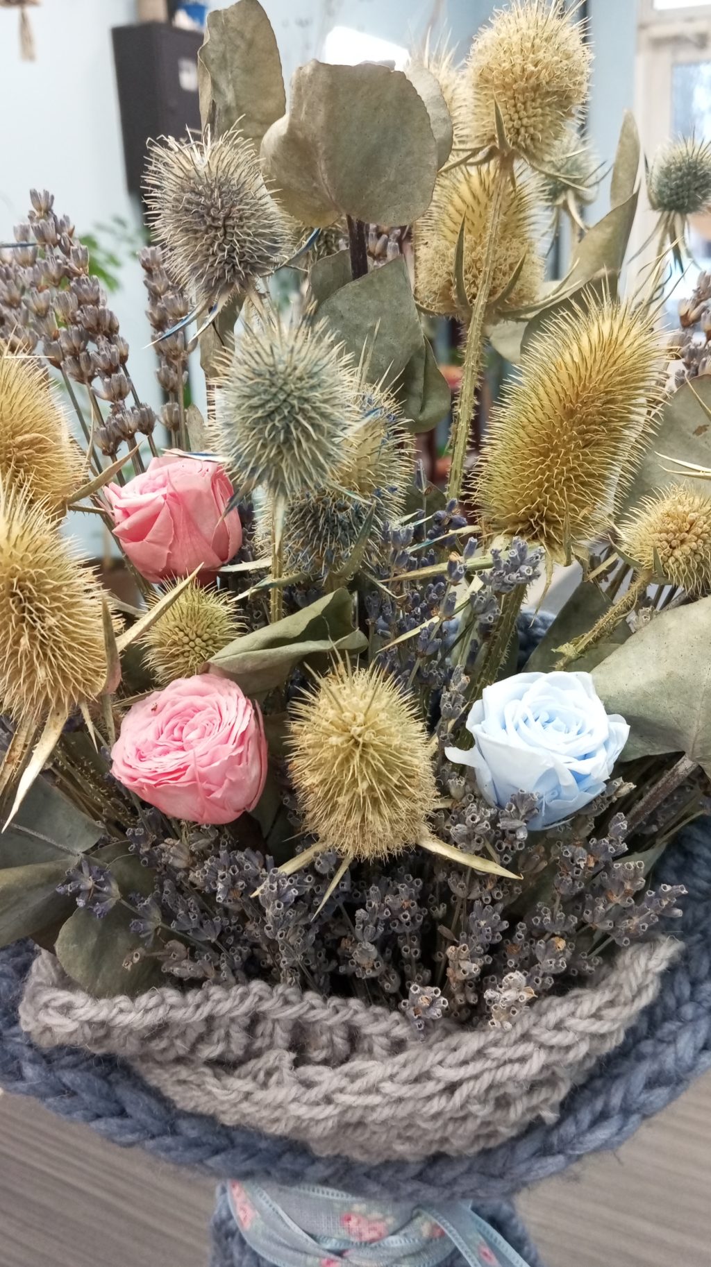 Букеты из сухоцветов