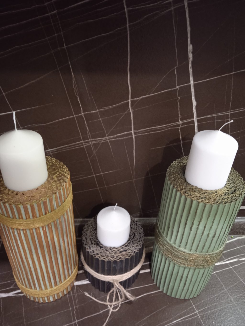 Стильные подсвечники ручной работы