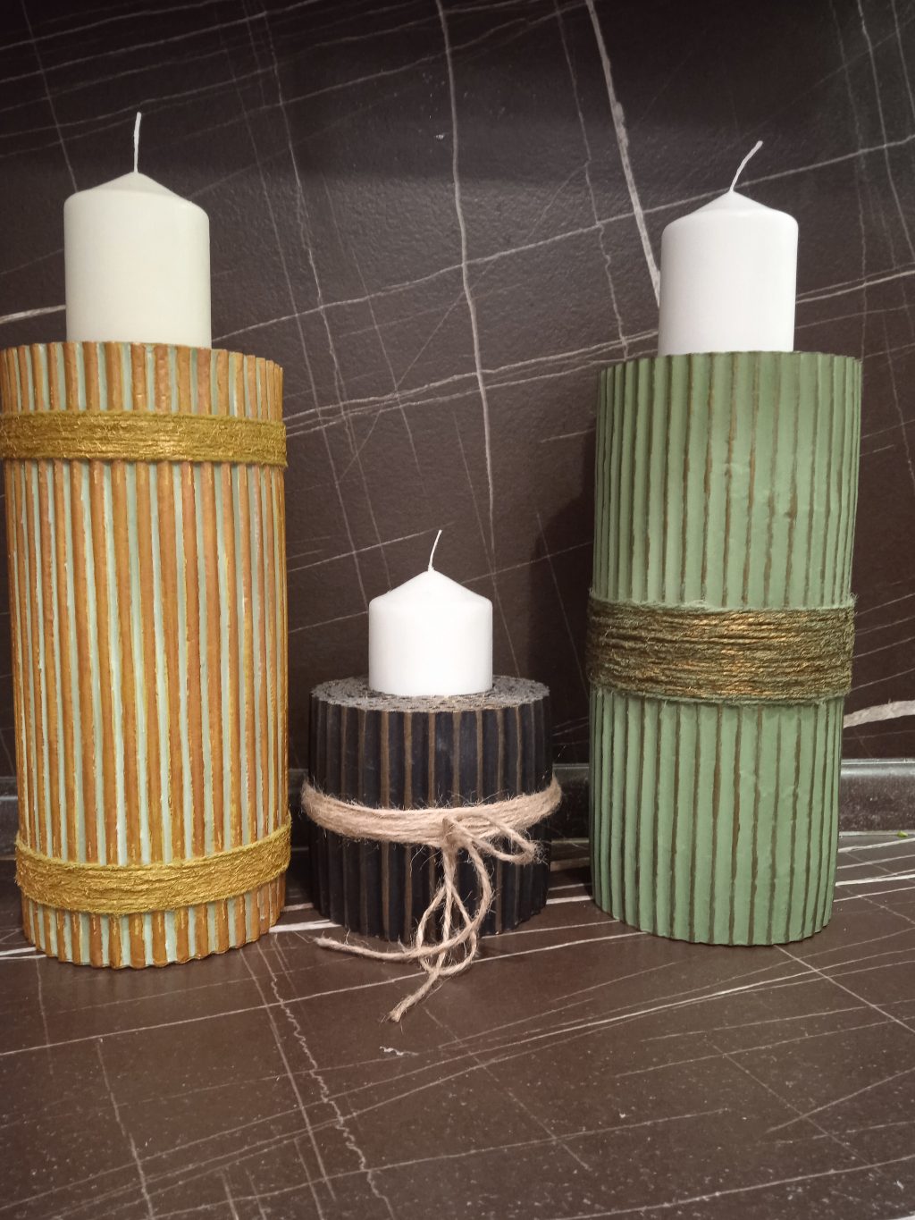 Стильные подсвечники ручной работы