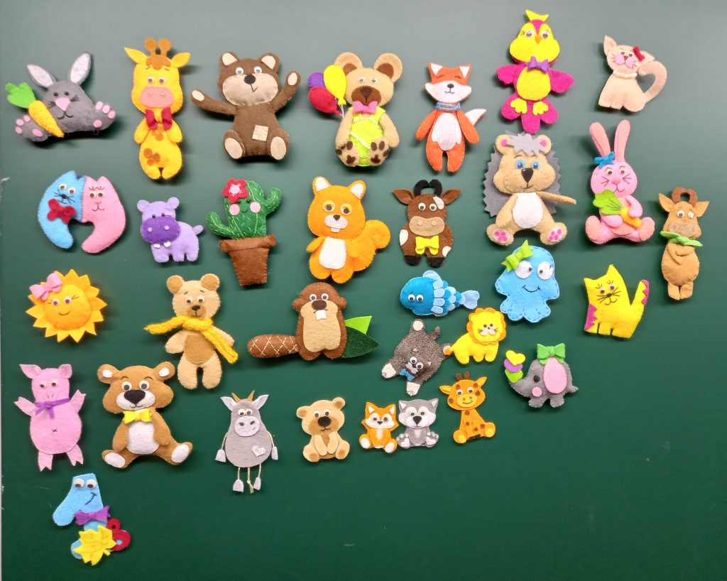 Магнитики из фетра