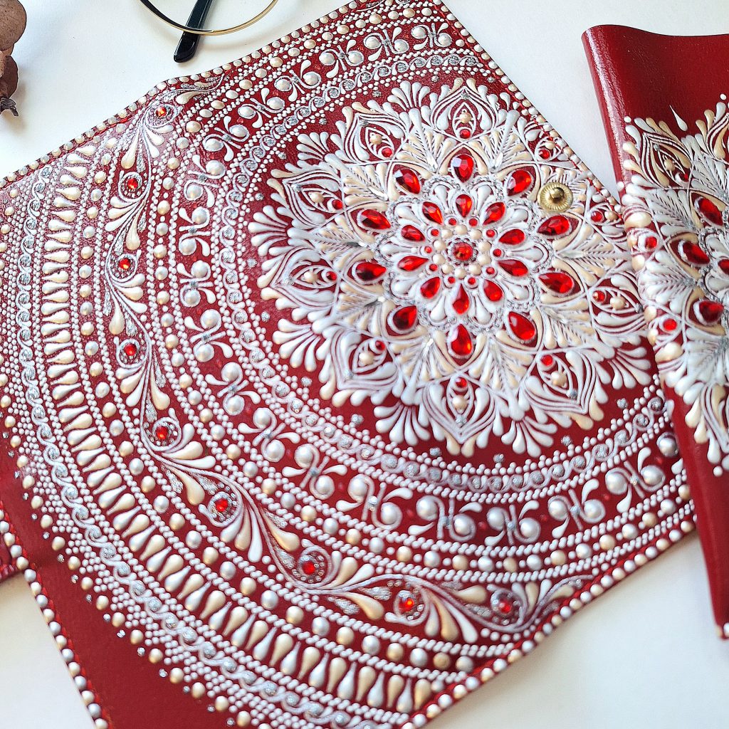 Набор: Кошелек и чехол для очков из натуральной кожи