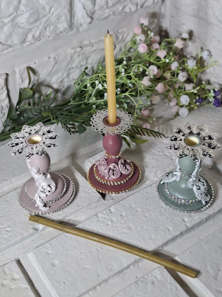 Подсвечники под 1 свечу