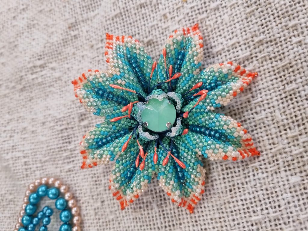 Брошь Морская лисица