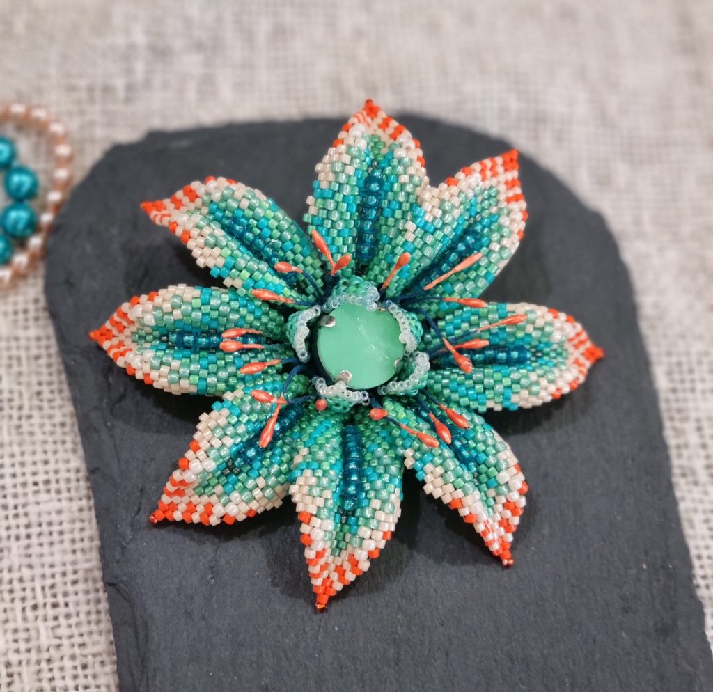 Брошь Морская лисица