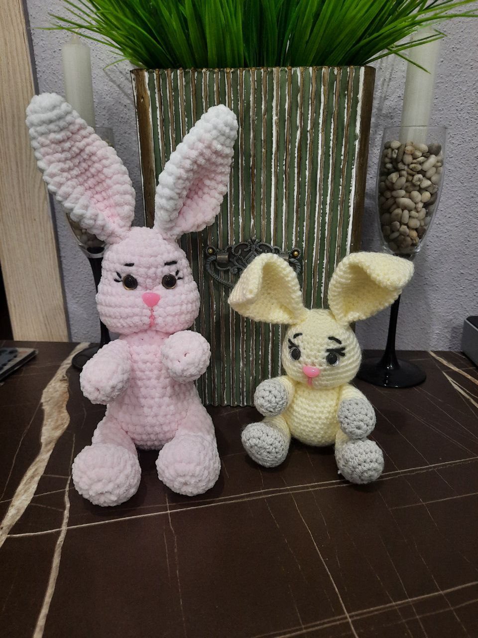 Вязанные зайчики