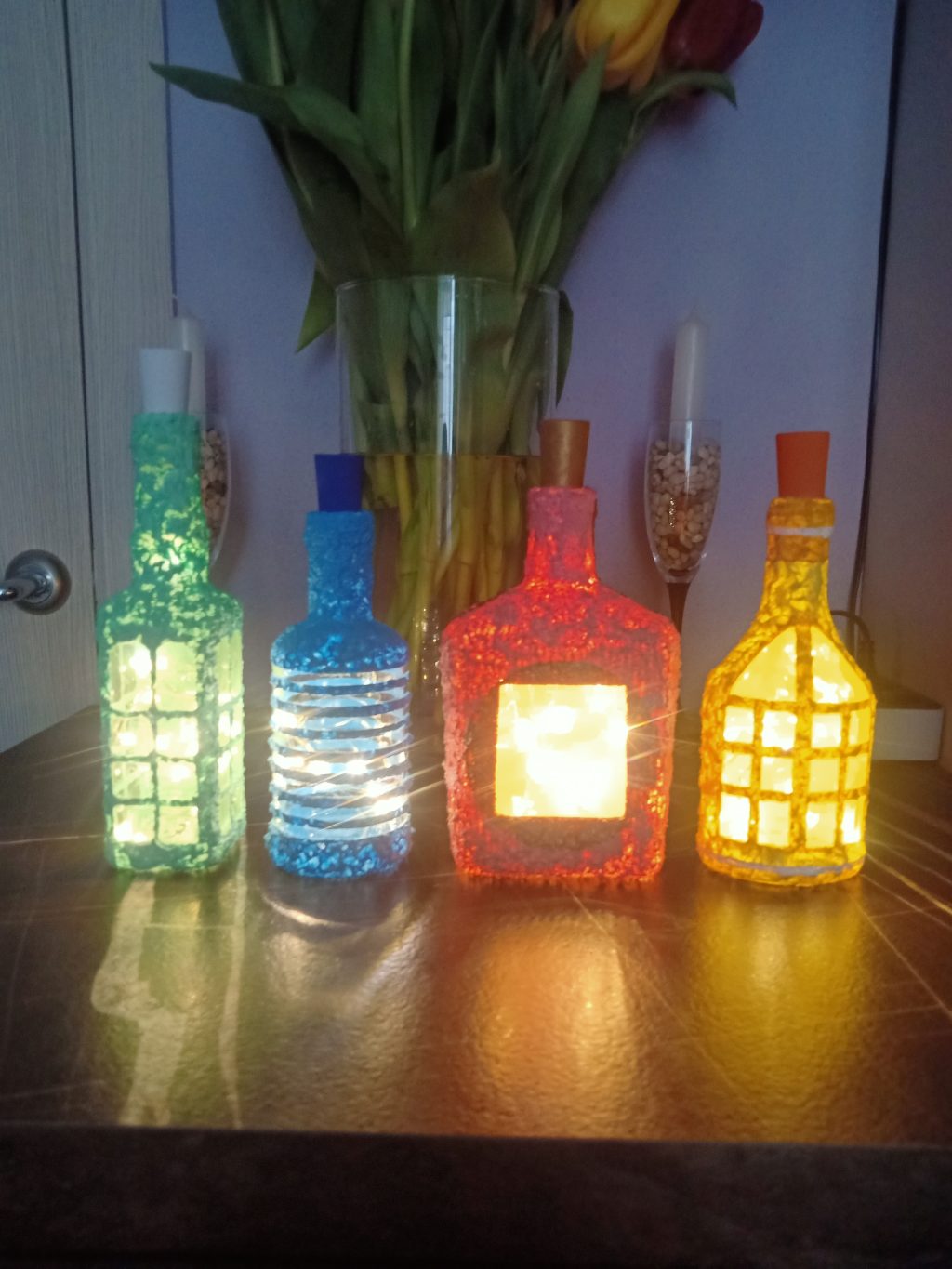 Декоративное освещения для домашнего уюта .