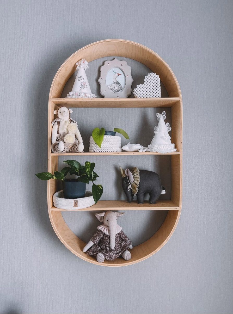 Овальная полка большая