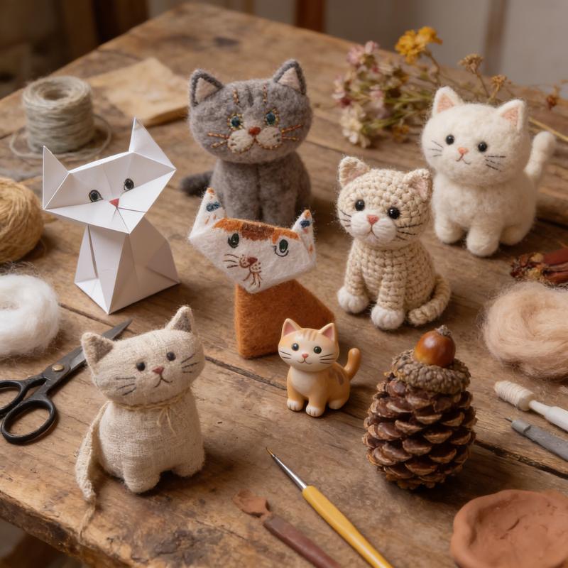 Как просто сделать кота своими руками: 7 мастер-классов для новичков