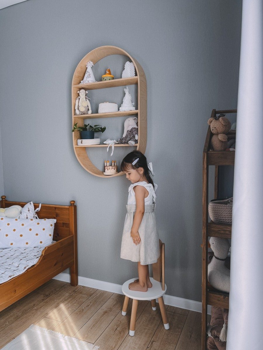 Овальная полка большая