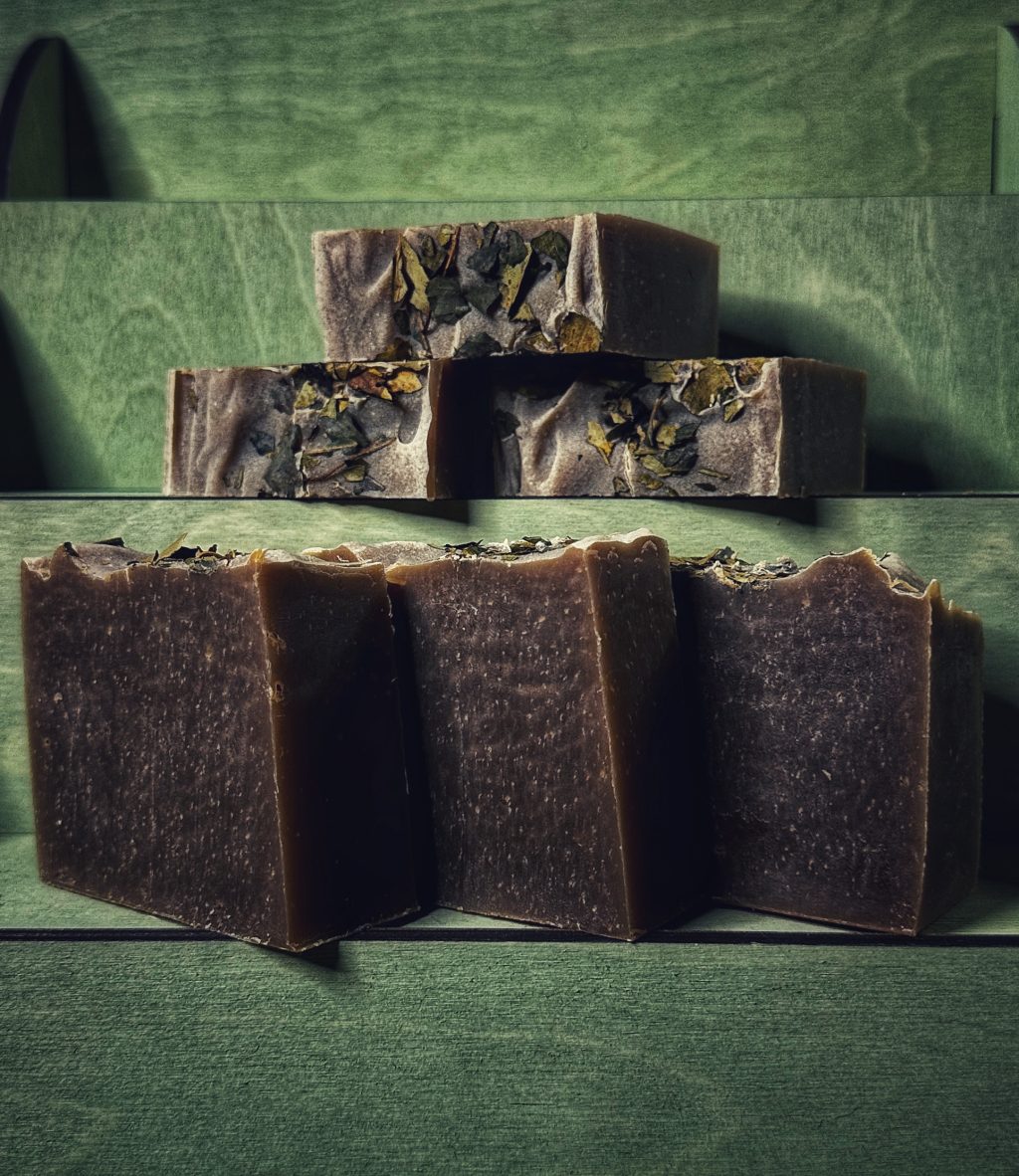 Мыло ручной работы ЧИСТА БЕРЕЗА С ДЁГТЕМ