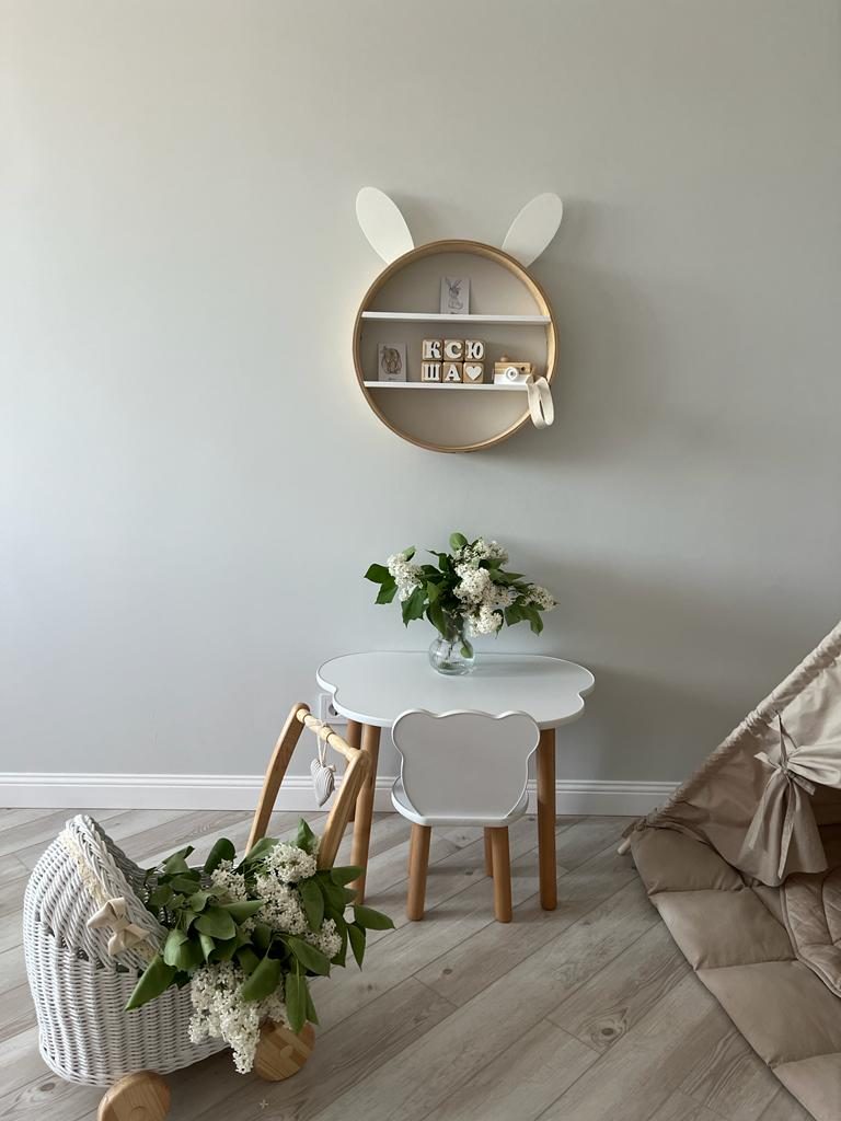 Круглая полка (Зайчик)