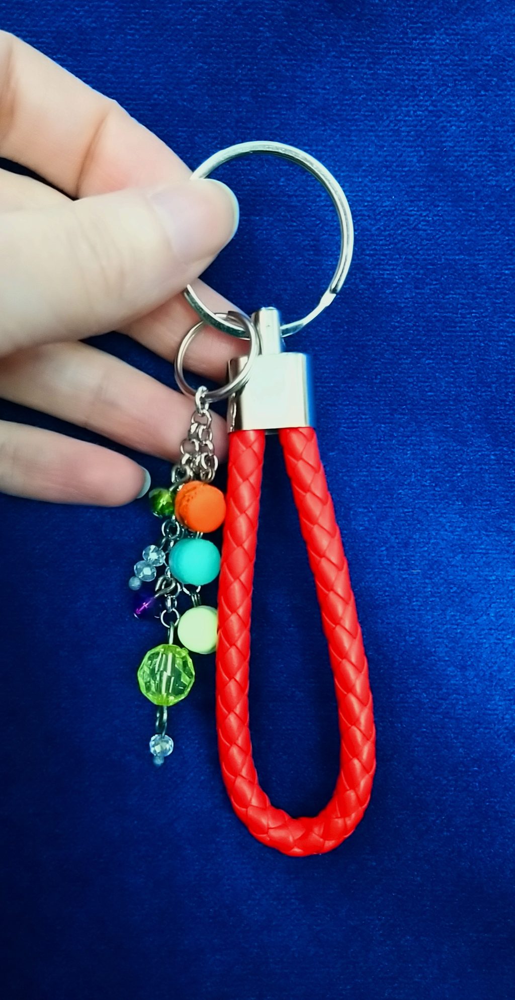 Брелок подвес на сумку с макарунами