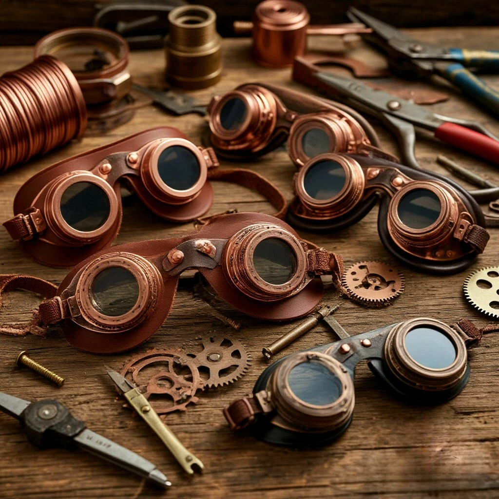 Как называются очки в стимпанке: гогглы — гид по аксессуару