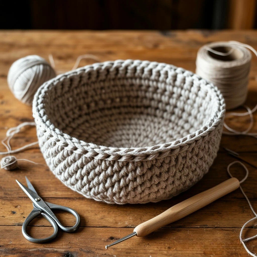 Как закончить вязаную корзинку: 5 способов сделать край идеальным
