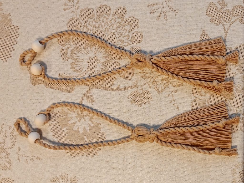 Подхват для штор макраме 2 шт Кисти